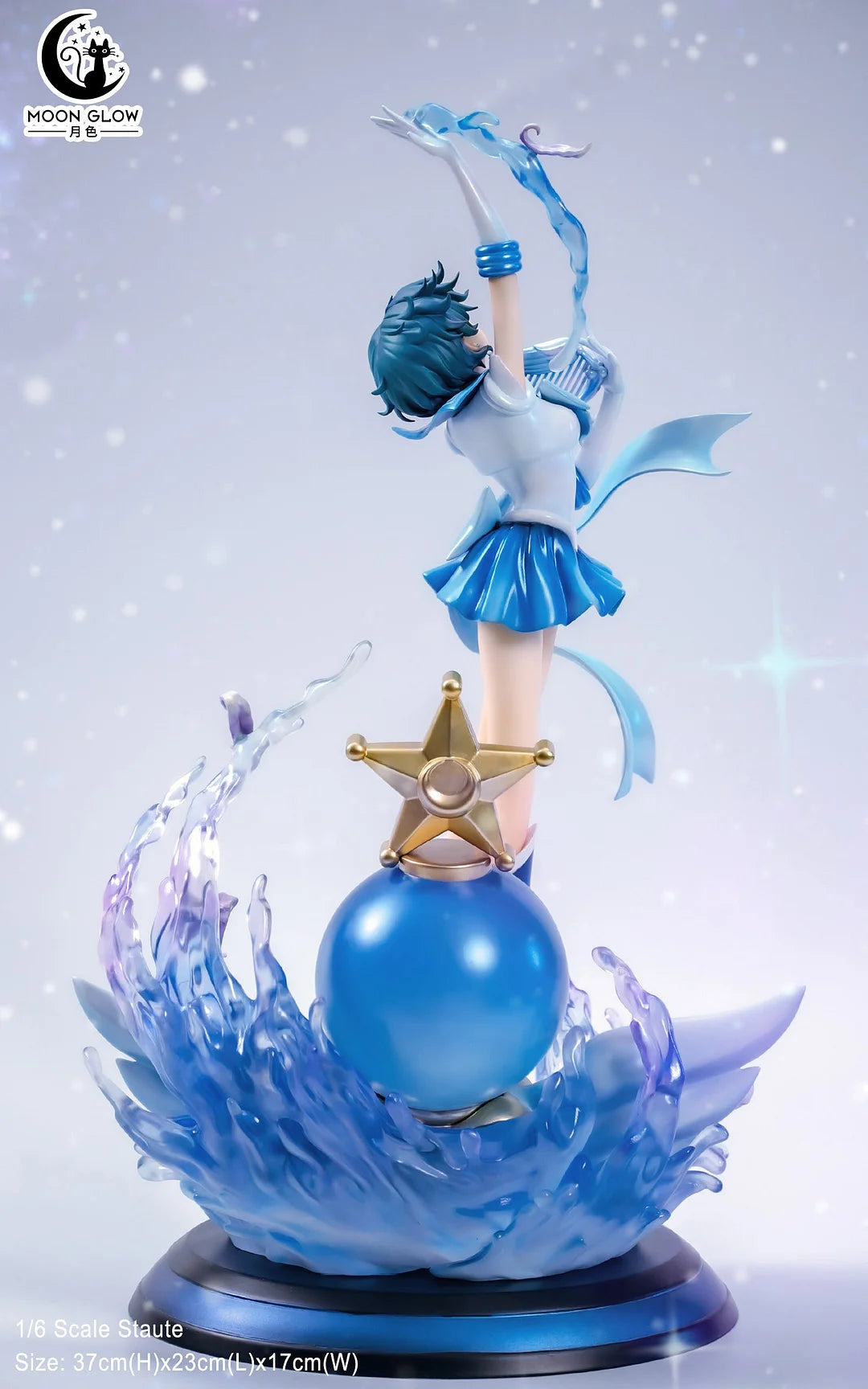 [Warehouse in Stock] Moon Glow Studio - Statue - Sailor Moon - Sailor Mercury Mizuko Ami