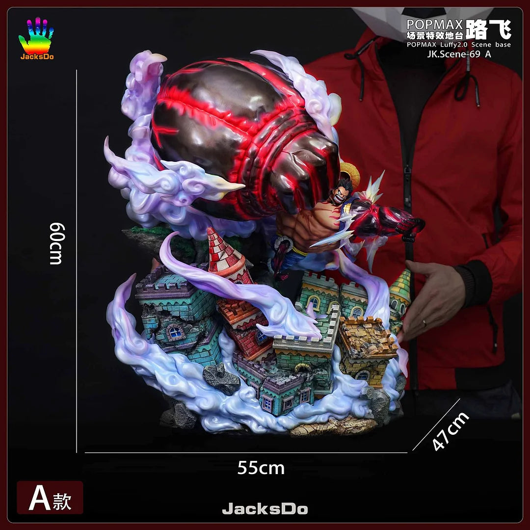 [Warehouse in stock] JacksDo Studio - Statue - One Piece - POPMAX Luffy 2.0 Scene Special Effects Platform
