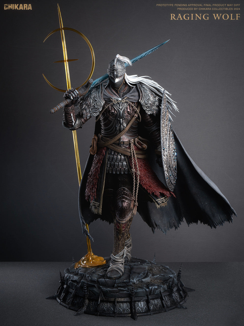 [Warehouse in Stock] CHIKARA Studio - Statue - Elden Ring - Vargram the Raging Wolf