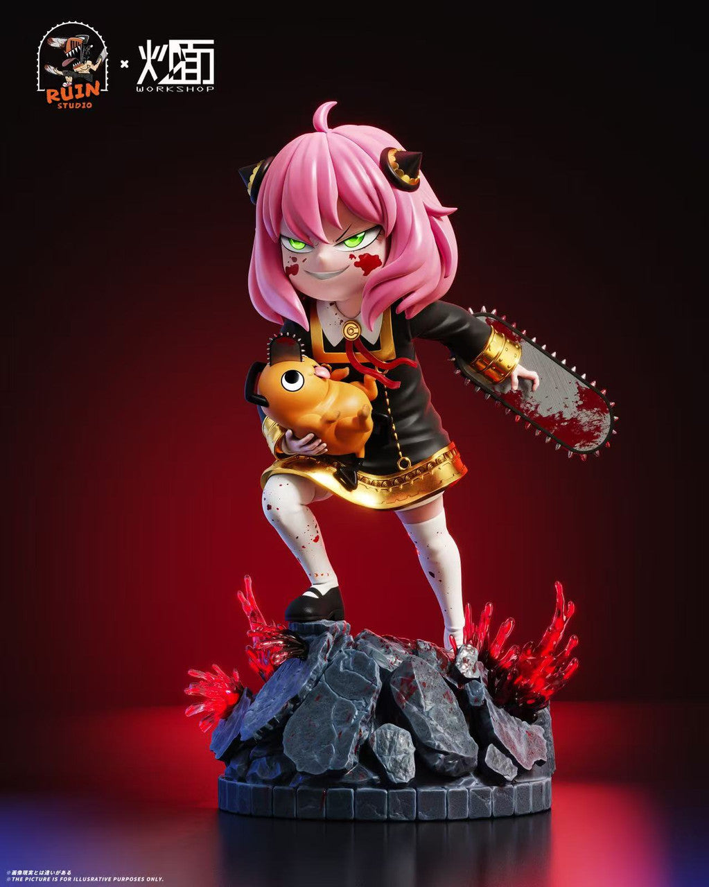 [Pre-Order Closed] RUIN Studio & ChaoMian Studio - Statue - Spy x Family - Anya cos Chainsaw Man
