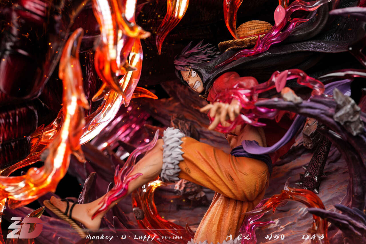 [Warehouse in stock] ZZDD Studio - Statue - One Piece - RED ROC Luffy with LED