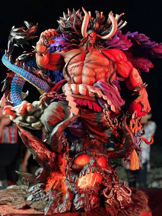 [Warehouse in Stock] JIMEI PALACE Studio - Statue - One Piece - Kaido (Licensed) (Displayed)