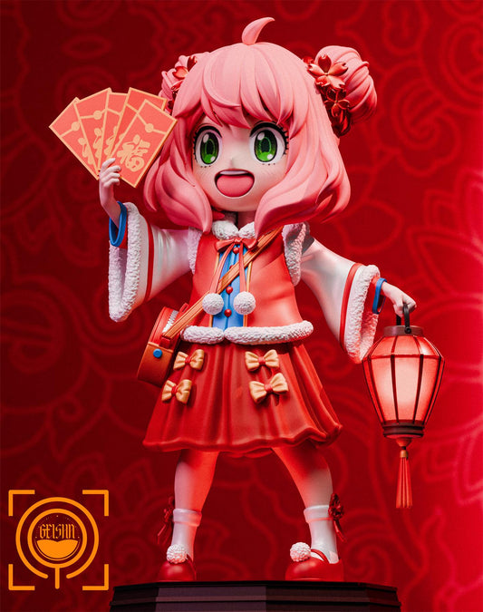 [Warehouse in Stock] GEISHA Studio - Statue - Spy x Family New Year Blessing Anya with LED
