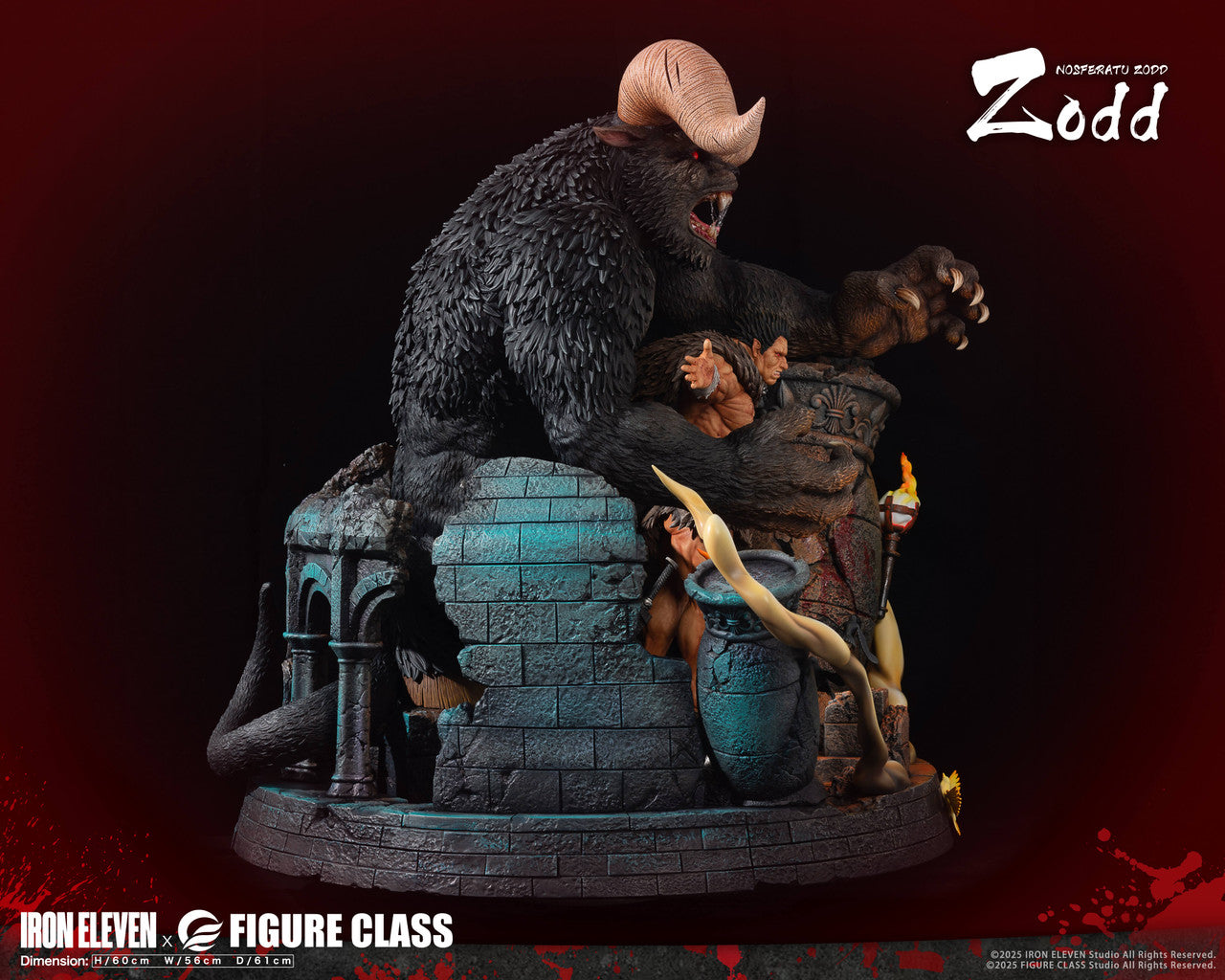 [Warehouse in Stock] IRON ELEVEN & FIGURE CLASS Studio - Statue - Berserk - Nosferatu Zodd