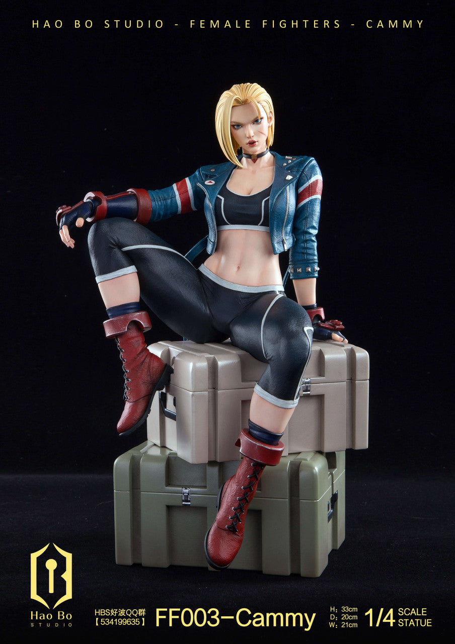 [Warehouse in Stock] HAO BO Studio - Statue - 1/4 Statue Female Fighter Series FF003 Cammy