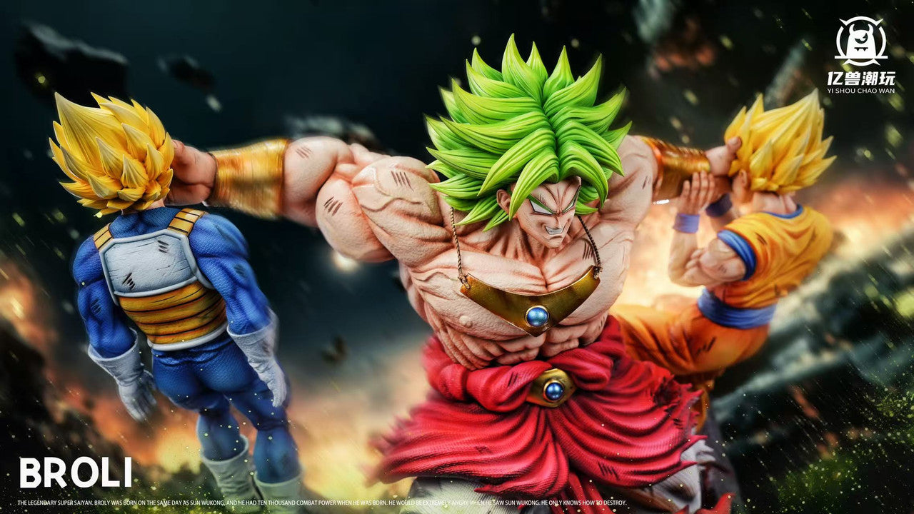 [Warehouse in Stock] YISHOU Studio - Statue - Dragon Ball - Broly VS Goku & Vegeta