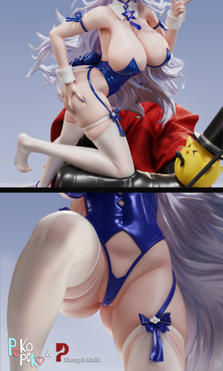 [Pre-Order Closed] Pineapple Studio & Poko Poko - Statue - Azur Lane - Shinano & Musahi