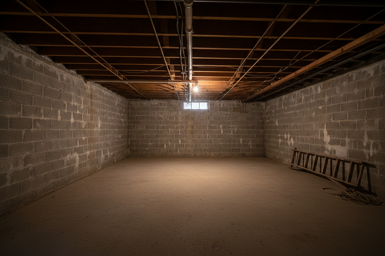 empty basement