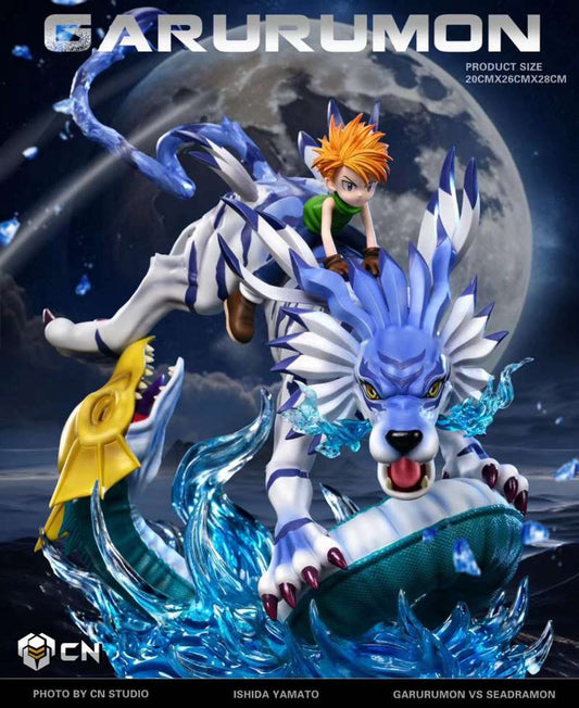 [Pre-Order Closed] Crazy Nest Studio - Statue - Digimon - Fox Flame Garurumon