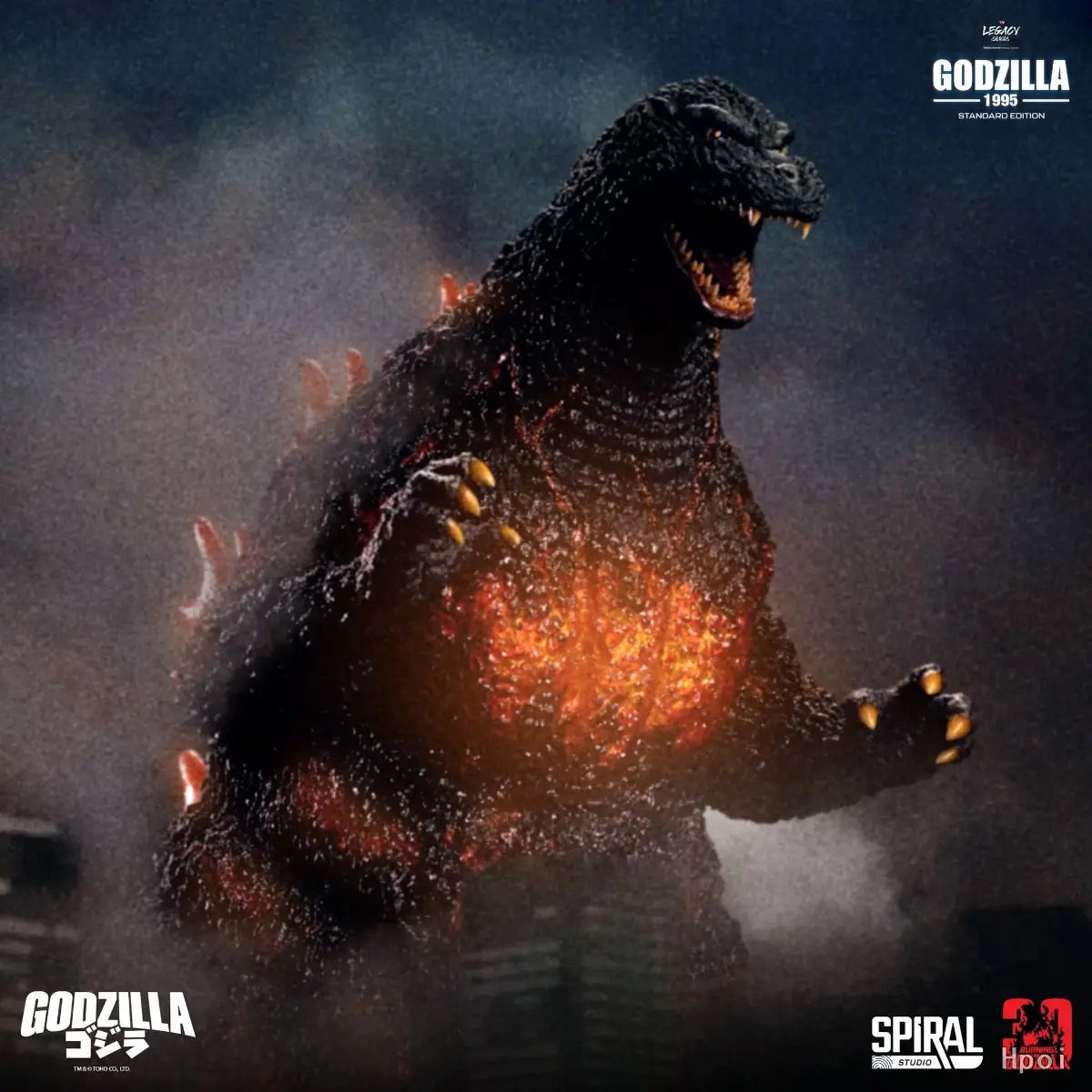 [Pre-Order] Spiral Studio - Statue - Legacy Series Godzilla 1995 Roaring Edition (Licensed)