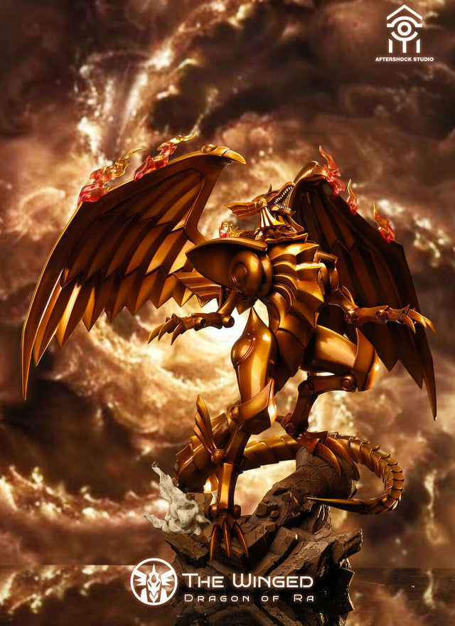 [Warehouse in Stock] Aftershock Studio - Statue - Yu-Gi-Oh! The Winged Dragon of Ra & Marik Ishtar