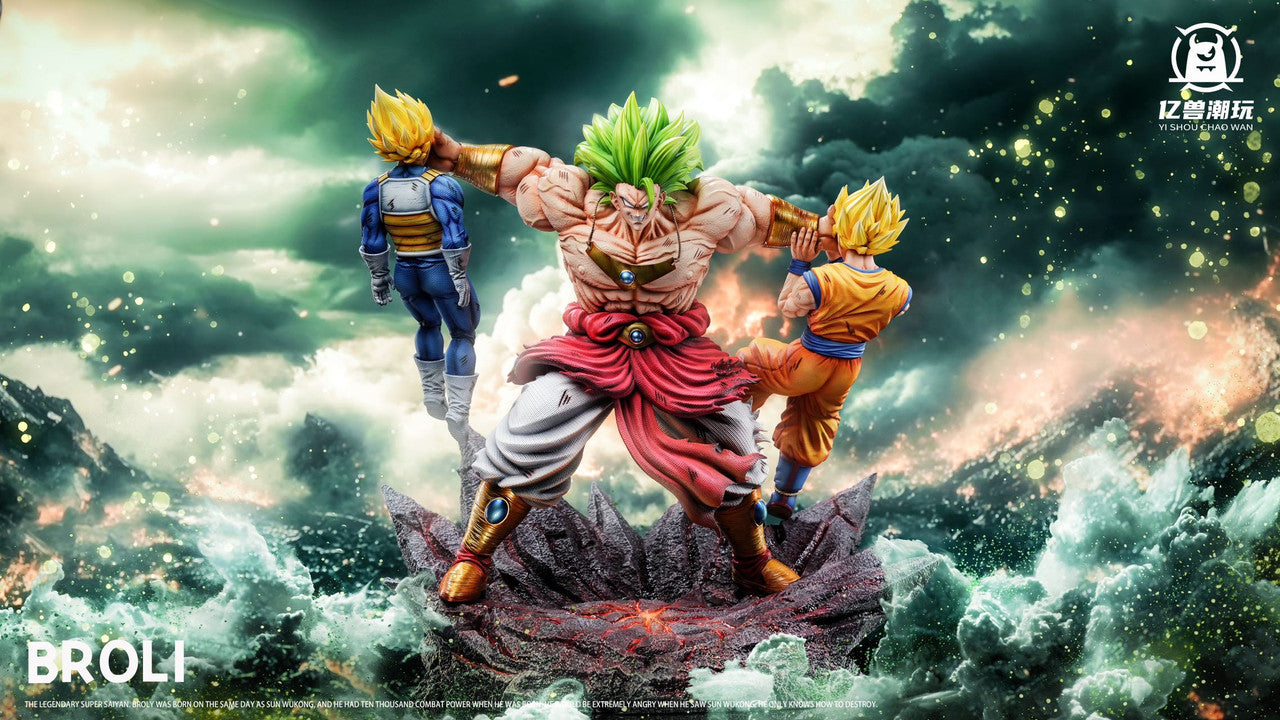[Warehouse in Stock] YISHOU Studio - Statue - Dragon Ball - Broly VS Goku & Vegeta