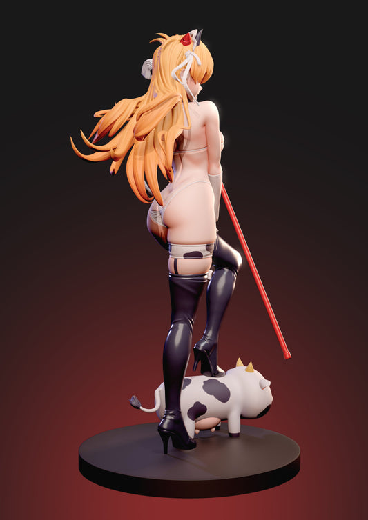 [Pre-Order Closed] Midnight Studio (ZIYE Studio) - Statue - Neon Genesis Evangelion - Cow Maid Asuka
