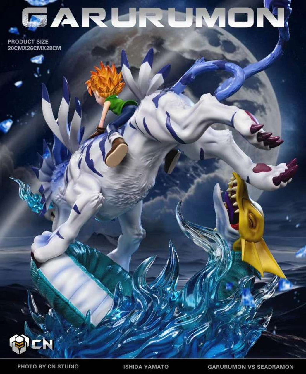 [Pre-Order] Crazy Nest Studio - Statue - Digimon - Fox Flame Garurumon