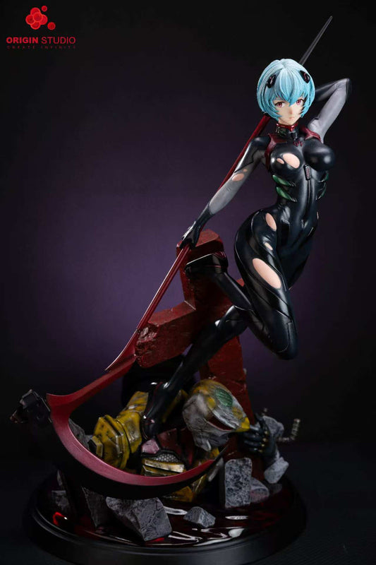 [Pre-Order Closed] Origin Studio - Statue - Neon Genesis Evangelio - Black Combat Suit Ayanami Rei