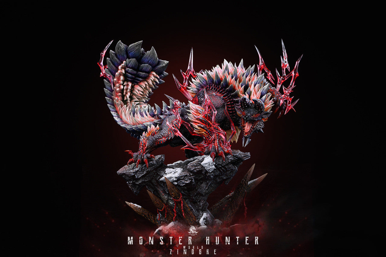 [Pre-Order Closed] Dragon Realm Studio - Statue - Monster Hunter - Zinogre & Stygian Zinogre