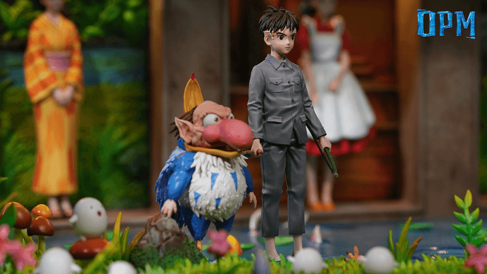[Pre-Order] OPM Studio - Statue - The Boy and the Heron - Hayao Miyazaki Desktop Series 008 Mahito Maki & Natsuko & Himi & Great Uncle