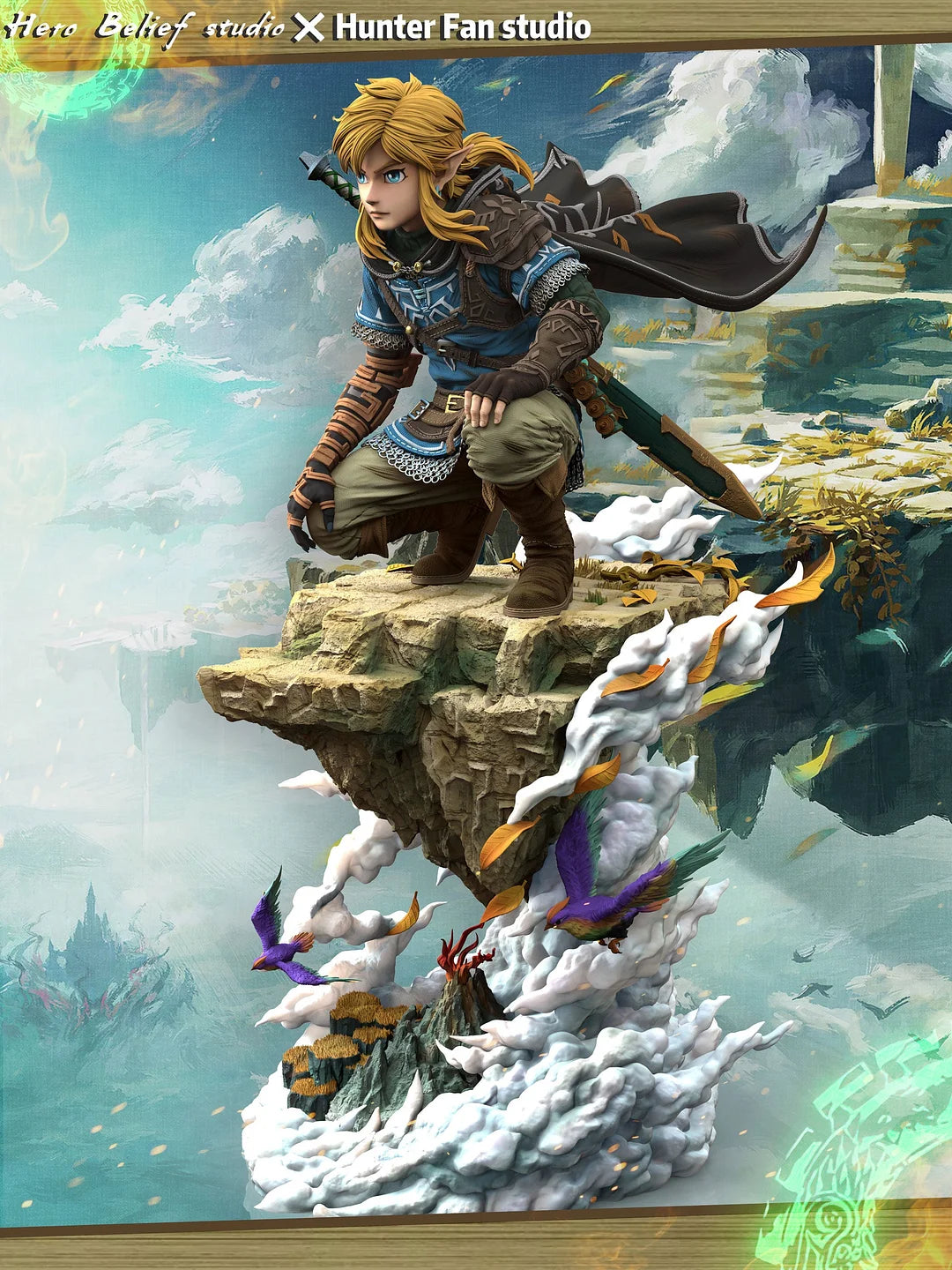 [Warehouse in Stock] Hero Belief Studio & Hunter Fan Studio - Statue - The Legend of Zelda - Tears of the Kingdom Link