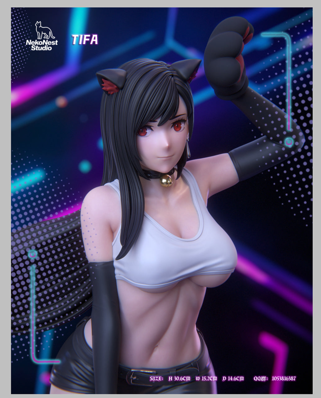 [Pre-Order] NekoNest Studio - Statue - Final Fantasy - Catwoman Tifa