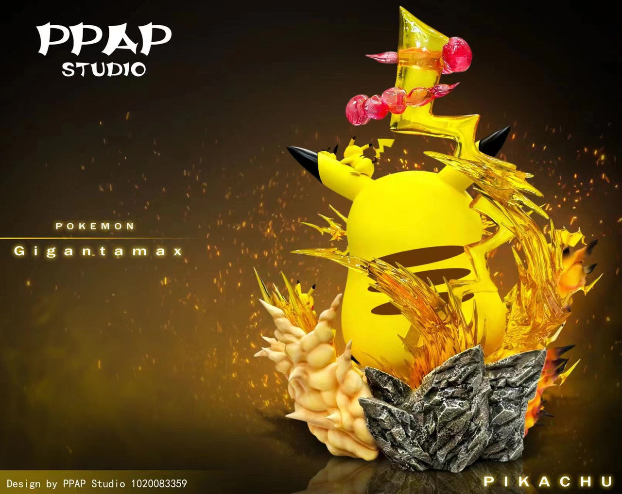 [Warehouse in Stock] PPAP Studio - Statue - Pokémon Dynamax #4 Pikachu