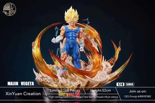 [Warehouse in Stock] High-End Configuration Version - Xin Yuan Studio - Statue - Dragon Ball - Majin Vegeta