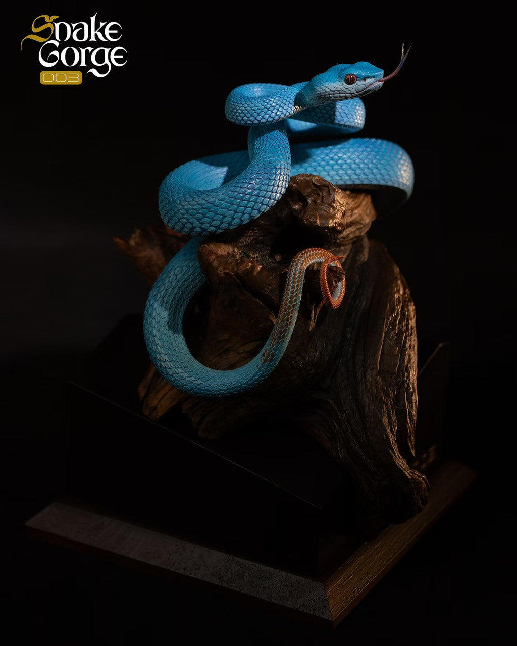 [Pre-Order] Snake Gorge - Statue - Animal museum - Indonesian pit viper