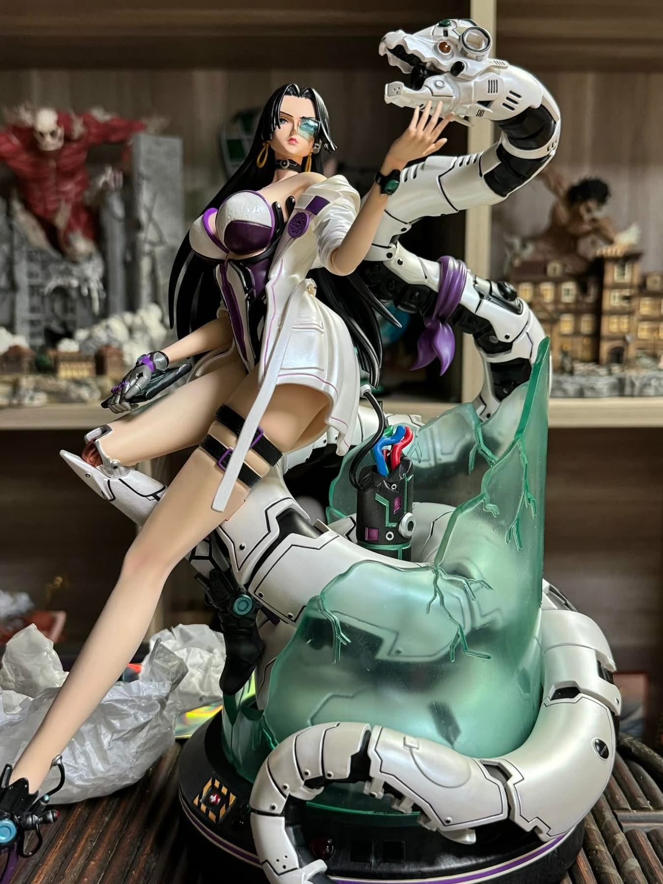 [Warehouse in Stock] Yakuza Studio - Statue - One Piece - Boa Hancock - Cyber Punk Series #1