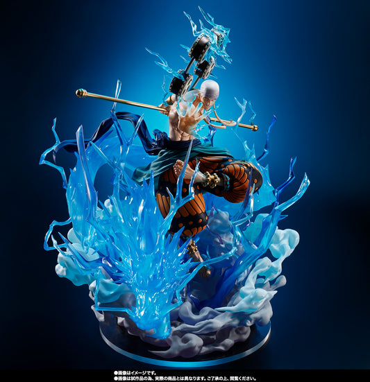 [US in Stock] TAMASHII NATIONS FiguartsZERO - PVC - One Piece - [EXTRA BATTLE] ENERU -SIXTY MILLION VOLT LIGHTNING DRAGON- (Licensed)