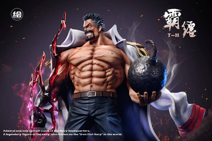 [US in Stock] T-H Studio - Statue - One Piece - Tekken Monkey D. Garp (Displayed)