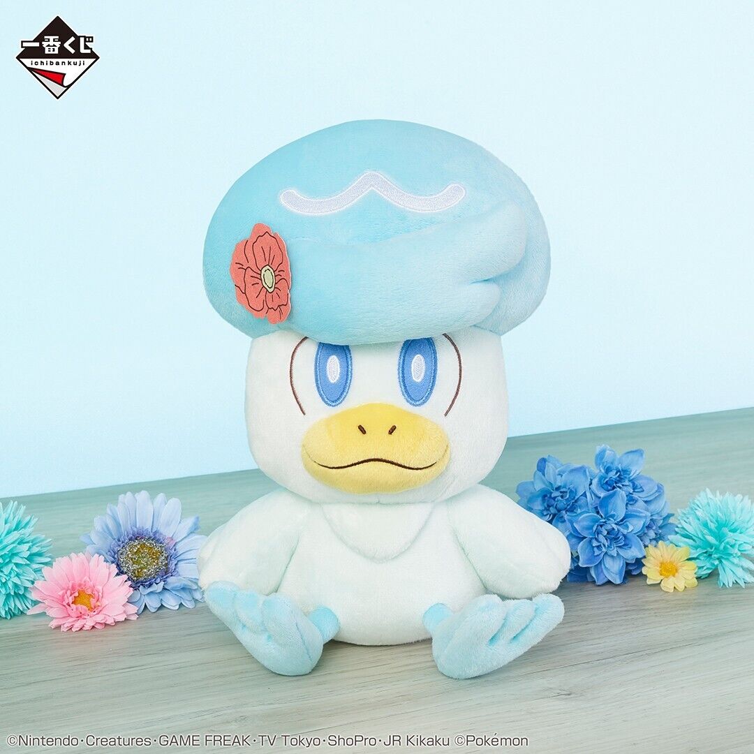 Ichiban Kuji Pokemon Blooming Days Plush Prize C Quaxly Bandai