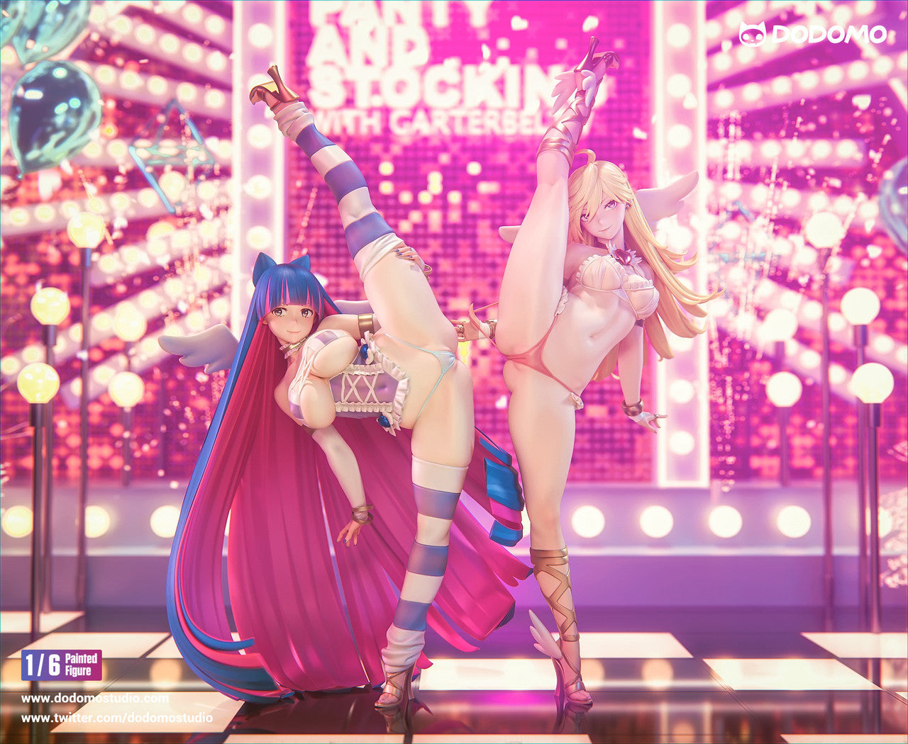 [Pre-Order] Dodomo Studio - Statue - Panty & Stocking with Garterbelt