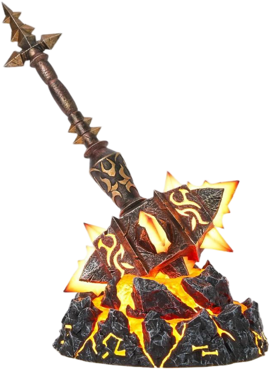 [Pre-Order Closed] Blizzard Entertainment - World of Warcraft - Sulfuras Hand of Ragnaros Collector’s Edition Replica with LED (Licensed)