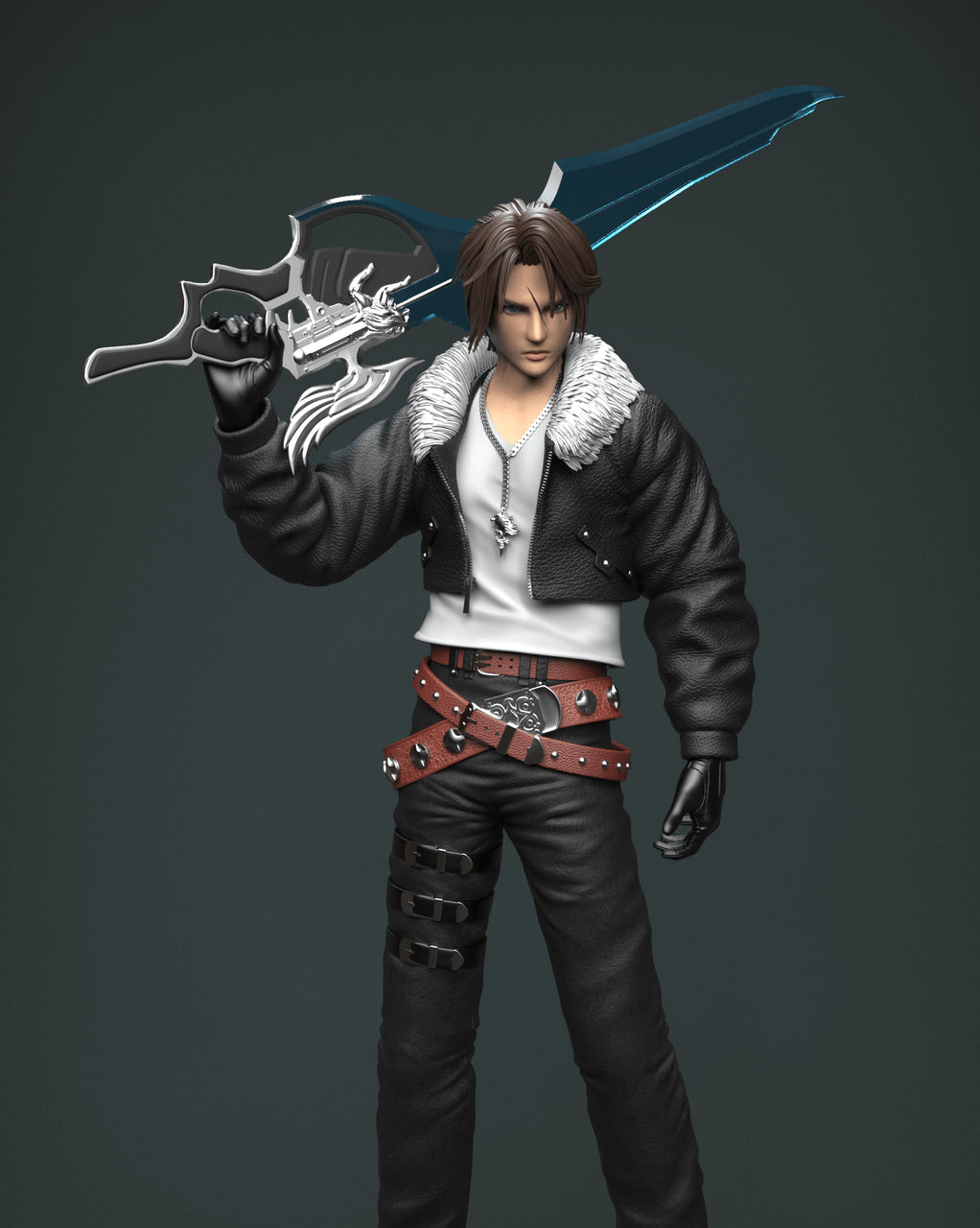 [Pre-Order] Solar Studio- Statue - Final Fantasy - Squall FF8