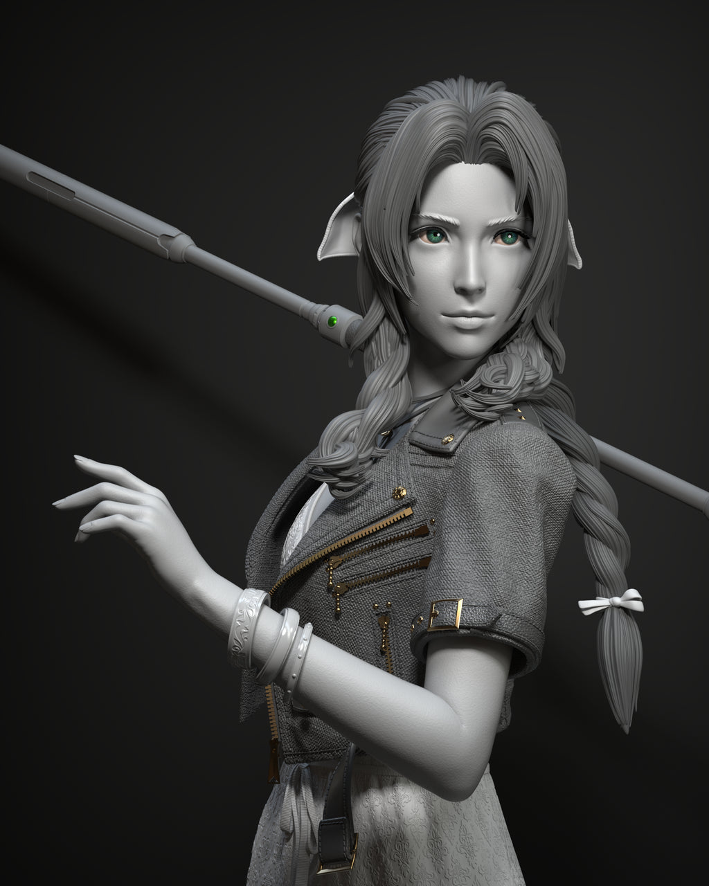 [Pre-Order] Solar Studio- Statue - Final Fantasy - Aerith FF7 Remake