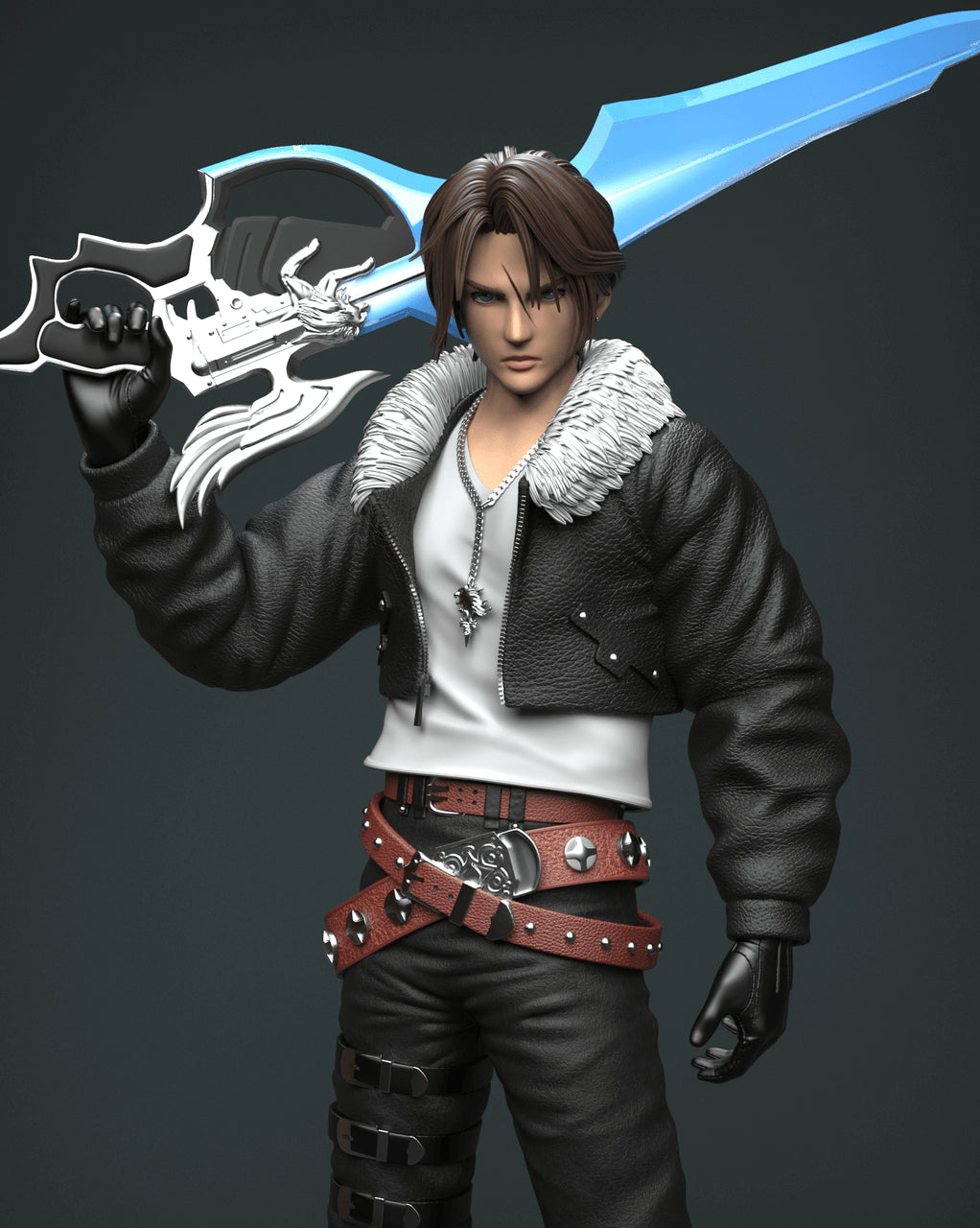 [Pre-Order] Solar Studio- Statue - Final Fantasy - Squall FF8