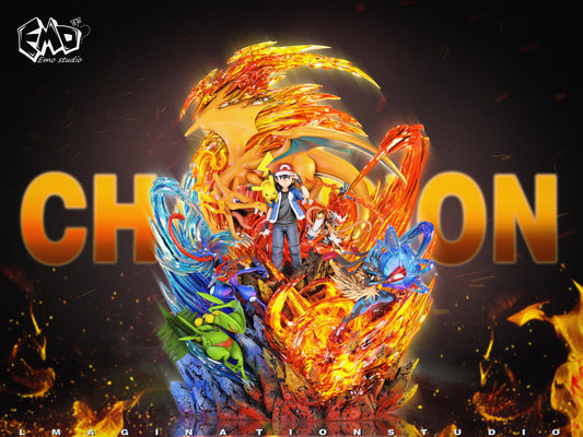 [Warehouse in Stock] Emo Studio - Statue - Pokémon - Hello, I'm Ash Ketchum from Pallet Town